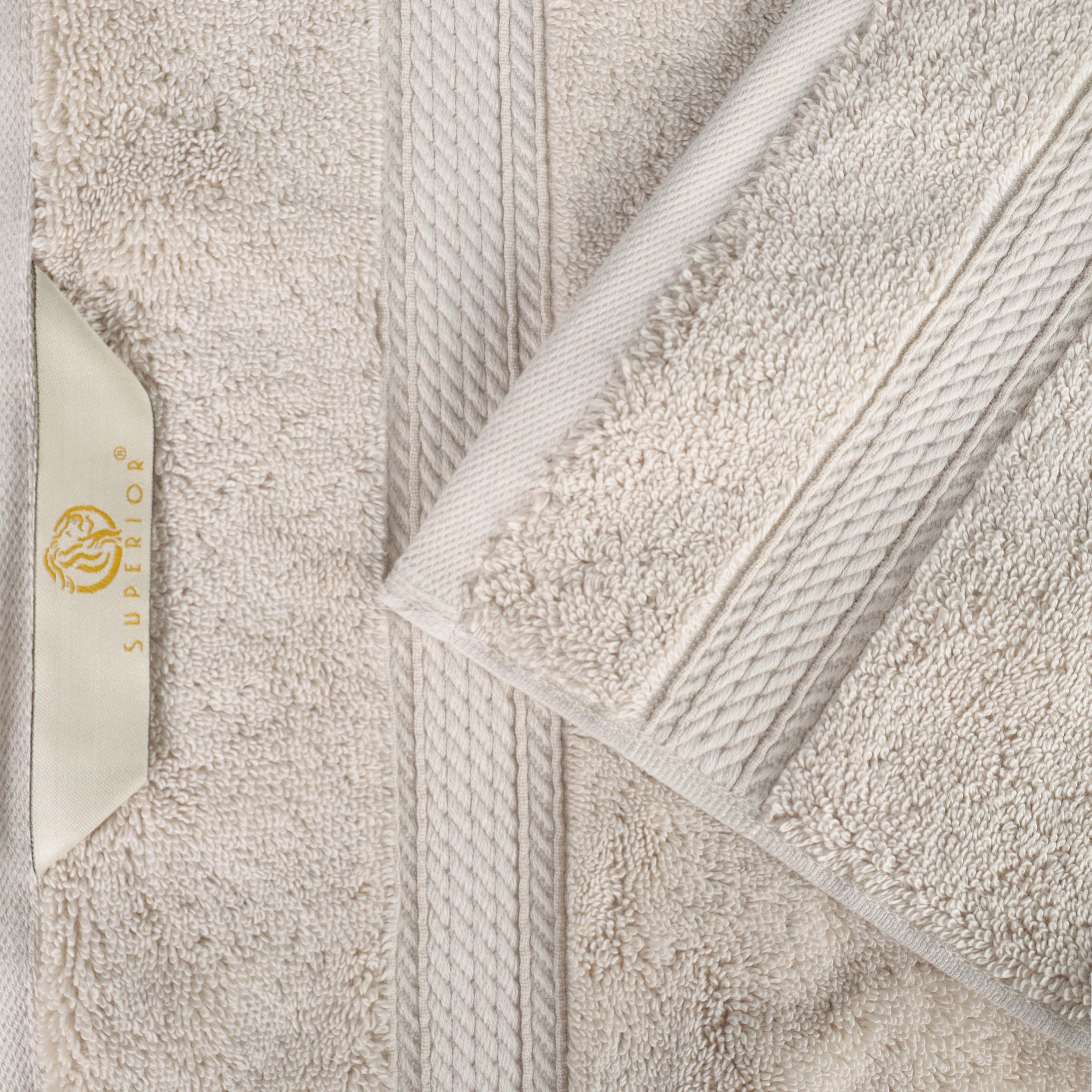 Madison Egyptian Cotton Pile Plush Heavyweight 10 Piece Towel Set - Towel Set by Superior