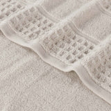 Napa Zero Twist Cotton Solid Waffle Honeycomb Hand Towel Set of 6 - Towel Set by Superior