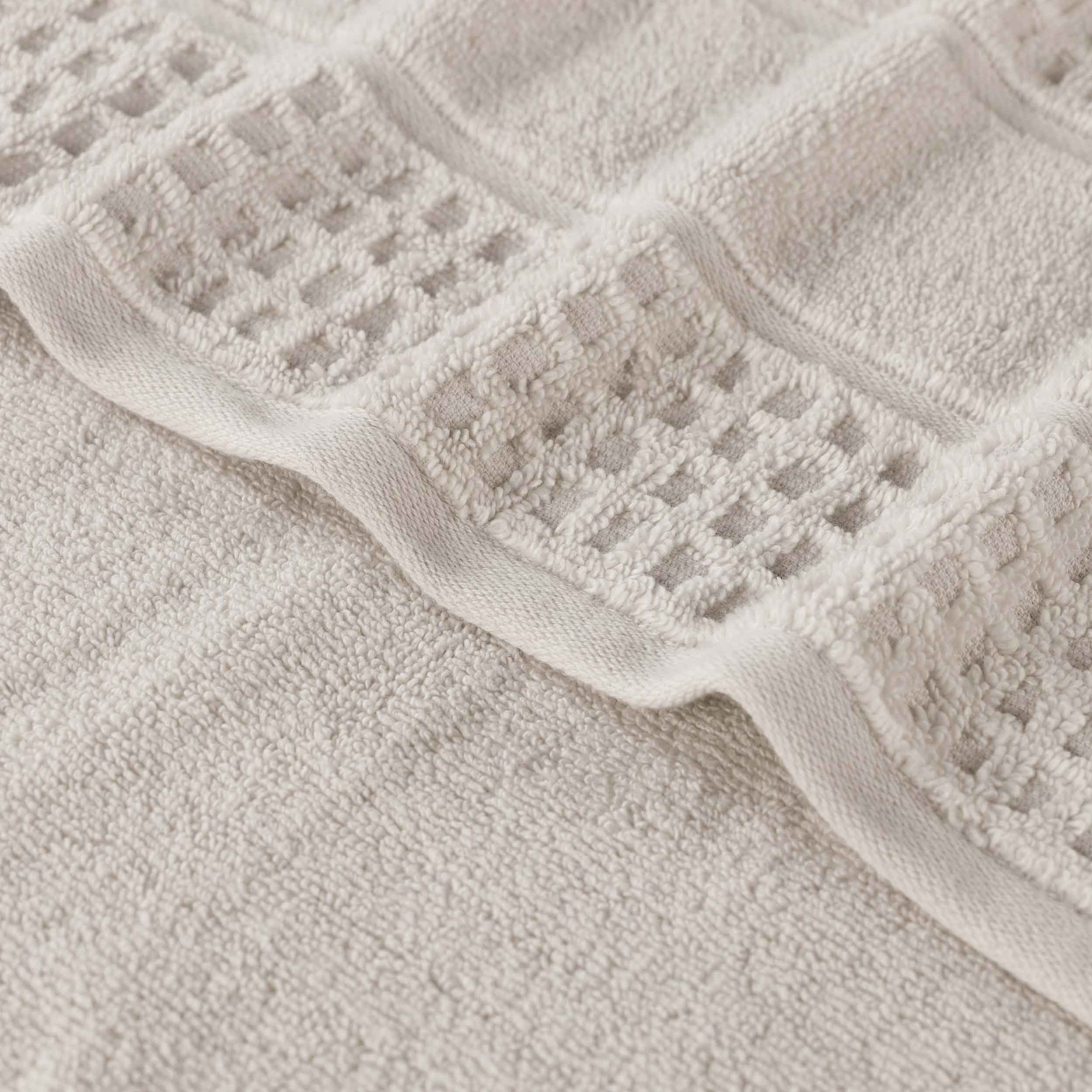 Napa Zero Twist Cotton Solid Waffle Honeycomb Hand Towel Set of 6 - Towel Set by Superior