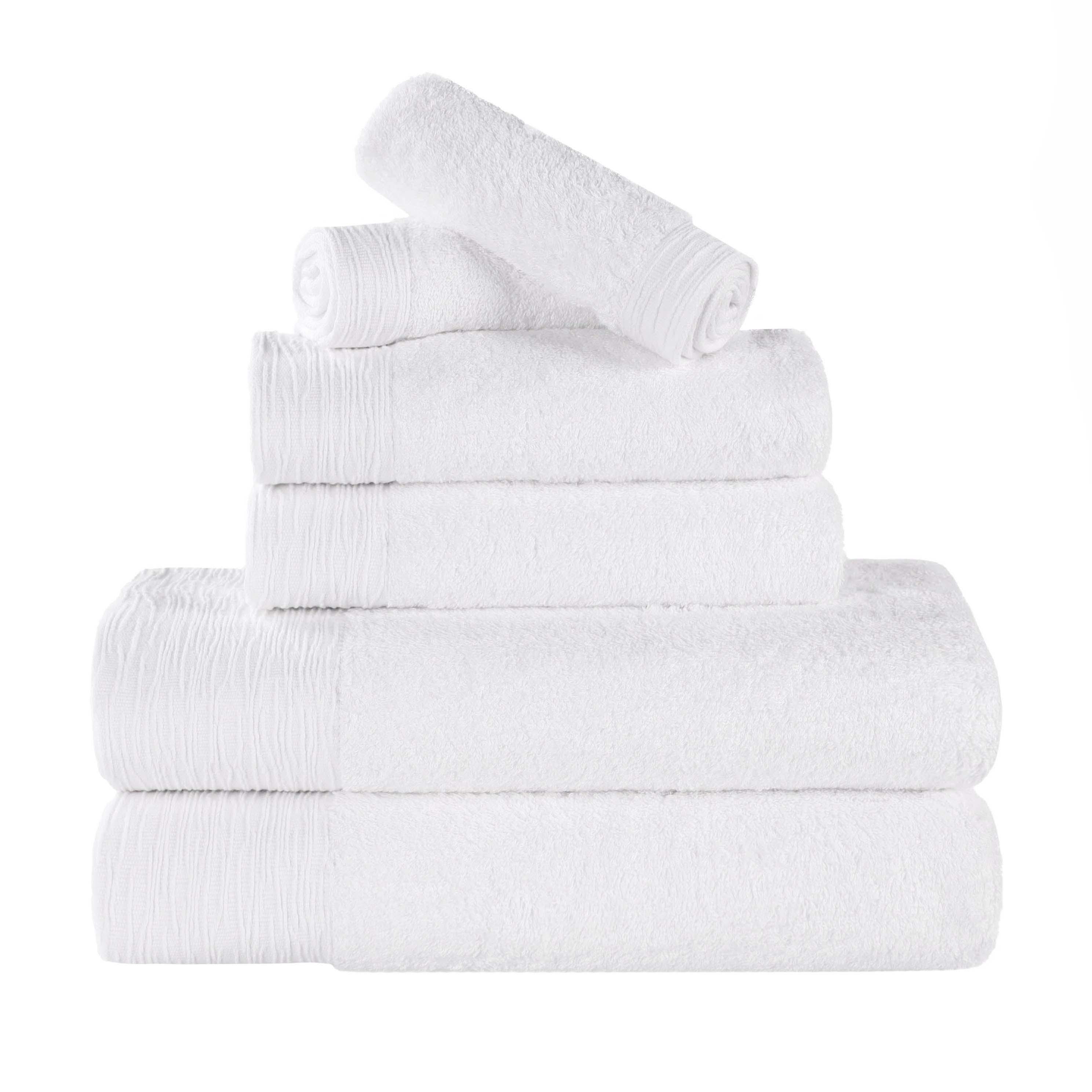 Rayon from Bamboo Eco-Friendly Fluffy Soft Solid 6 Piece Towel Set - Towel Set by Superior