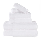 Rayon from Bamboo Eco-Friendly Fluffy Soft Solid 6 Piece Towel Set - Towel Set by Superior - Superior 