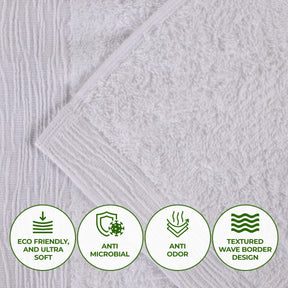 Rayon from Bamboo Eco-Friendly Fluffy Soft Solid Bath Towel Set of 3 - Bath Towel by Superior - Superior 