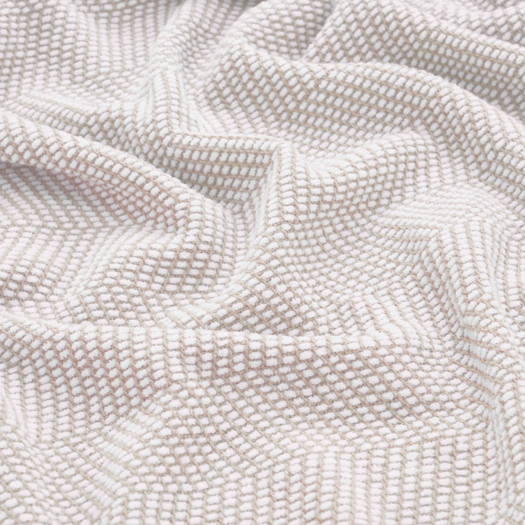 Maya Chenille Herringbone Soft Textured Medium Weight Cotton Blanket