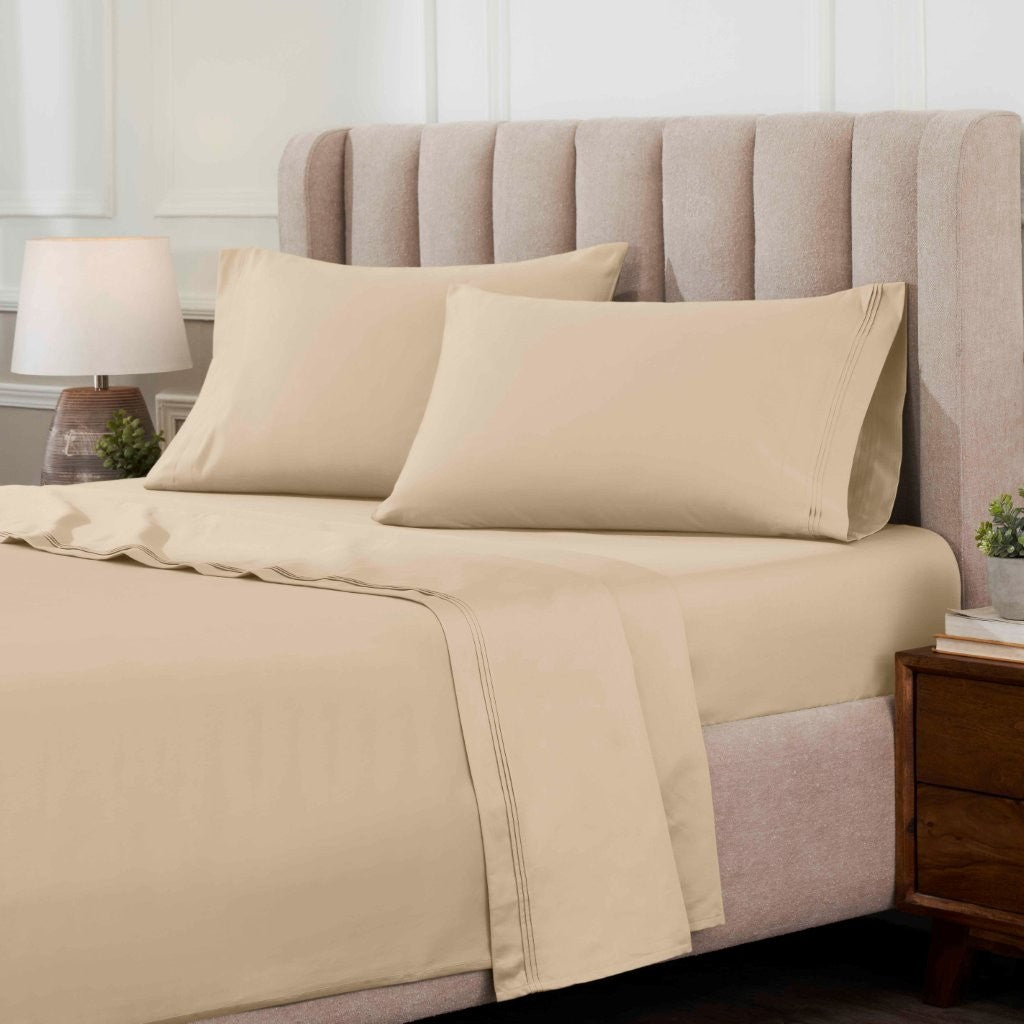 Egyptian Cotton 1000 Thread Count Eco-Friendly Solid Sheet Set