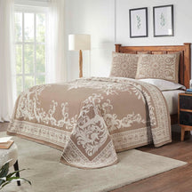 Adalie Cotton Blend Woven Jacquard Medallion Bedspread Set