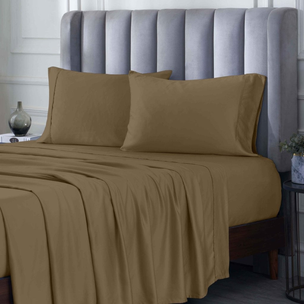 Rayon From Bamboo 300 Thread Count Solid Deep Pocket Sheet Set