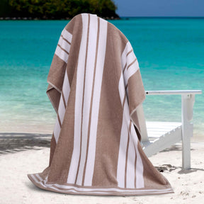 Striped Extra Large Oversized Absorbent Quick Dry Cotton Beach Towel