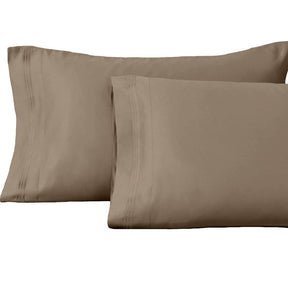 1500 Thread Count Egyptian Cotton 2 Piece Solid Pillowcase Set