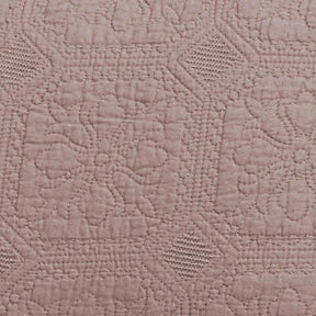 Corrington Fine Stitch Cotton Quilt Set - Taupe