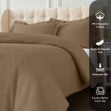 1200 Thread Count Egyptian Solid Cotton Duvet Cover Set - Duvet Cover Set by Superior