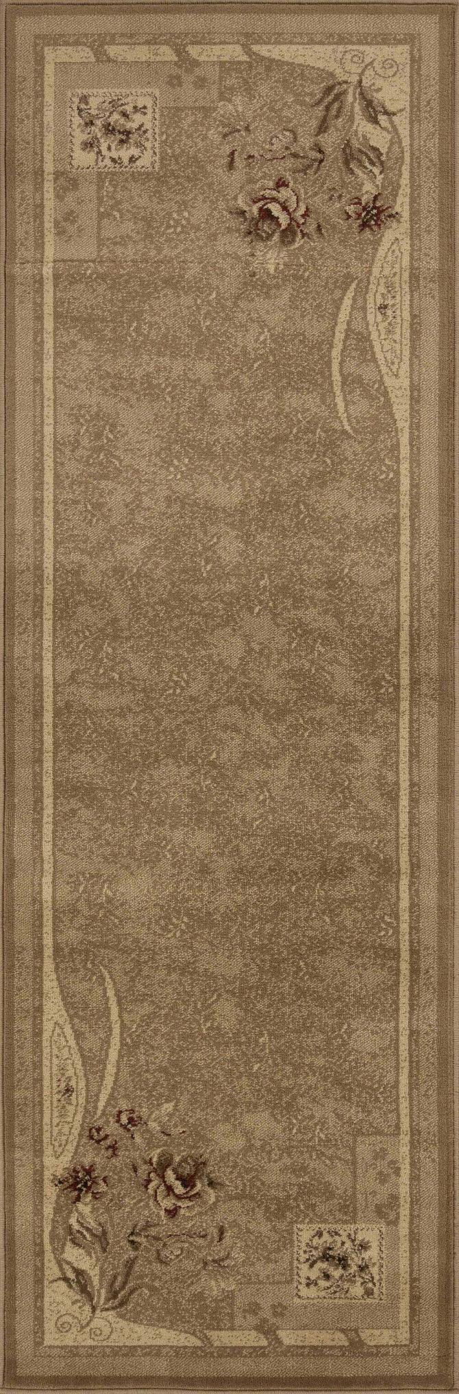 Ruban Minimalist Floral Block Indoor Area Rug or Runner Rug - Rugs by Superior - Superior 