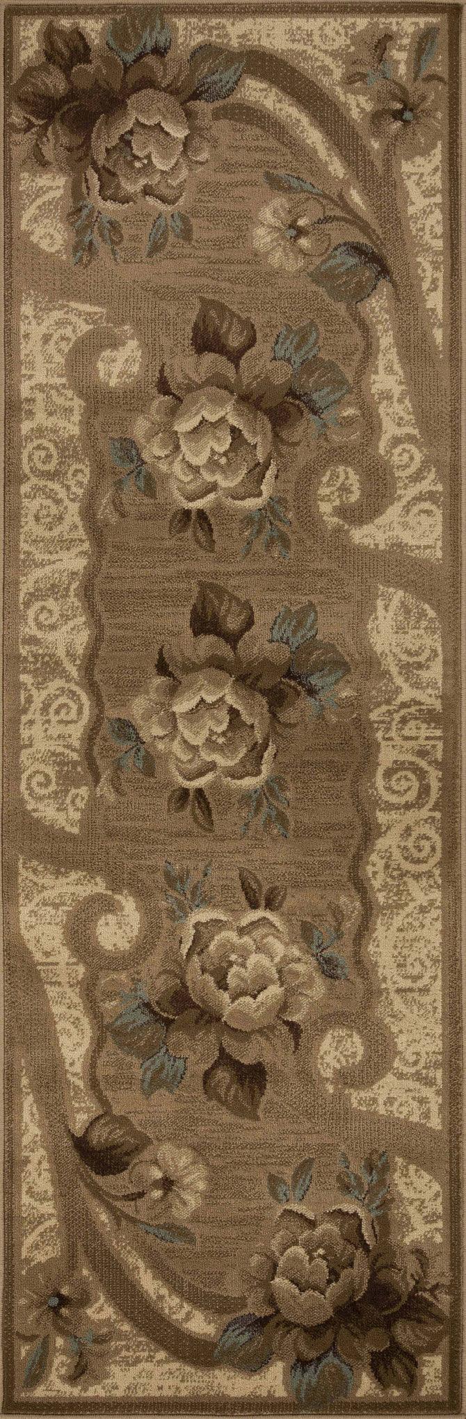 Rinceau Traditional Oversized Floral Border Indoor Area Rug or Runner - Rugs by Superior - Superior 