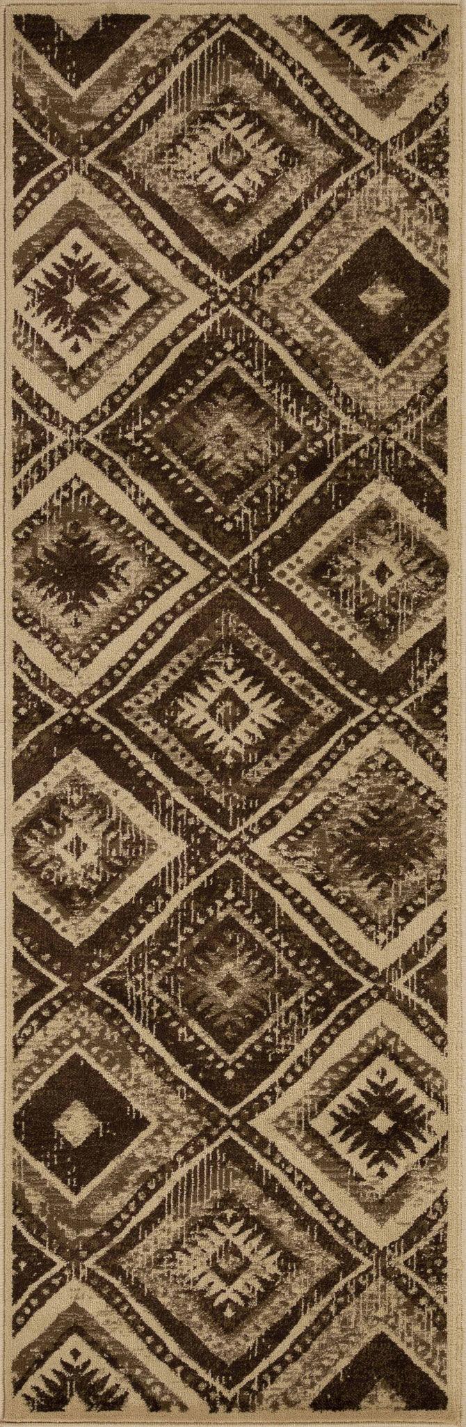 Losange Farmhouse Southwestern Diamonds Indoor Area Rug or Runner - Rugs by Superior - Superior 