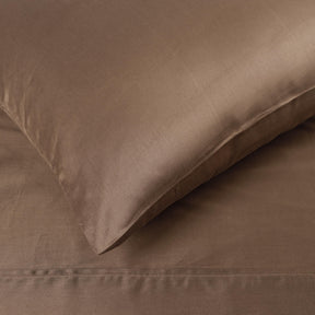 Egyptian Cotton 300 Thread Count Solid Deep Pocket Sheet Set - Taupe