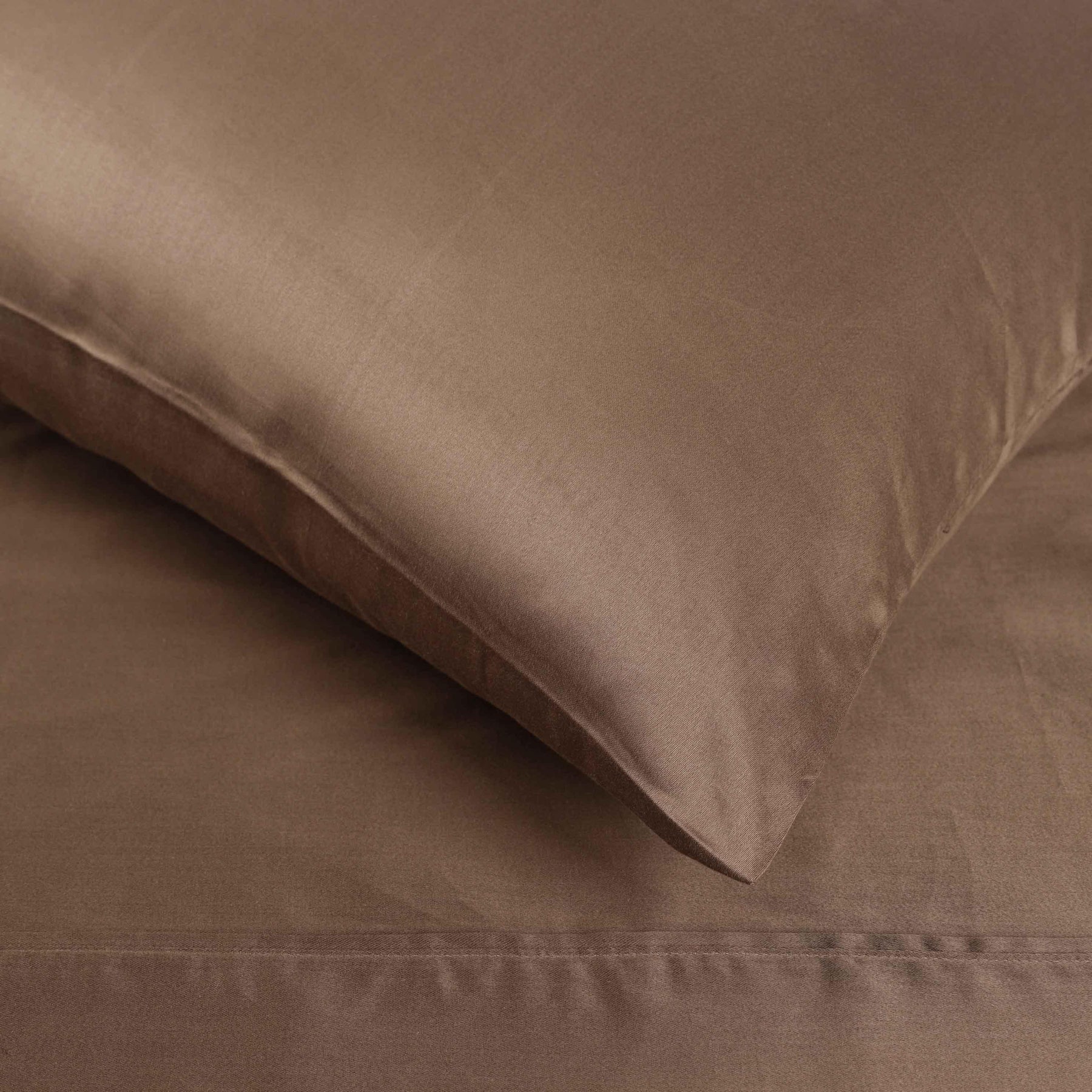 Egyptian Cotton 400 Thread Count Solid Deep Pocket Bed Sheet Set - Taupe