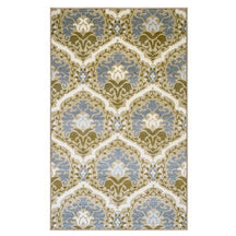 Chloe Floral Damask Non-Slip Washable Indoor Area Rug or Runner - Taupe