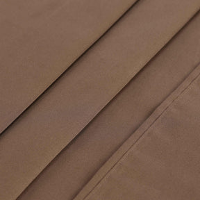 Egyptian Cotton 400 Thread Count Solid Deep Pocket Bed Sheet Set - Taupe