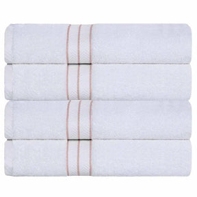 Ultra-Plush Turkish Cotton Super Absorbent Solid Bath Towel Set of 4 - Bath Towel by Superior - Superior 