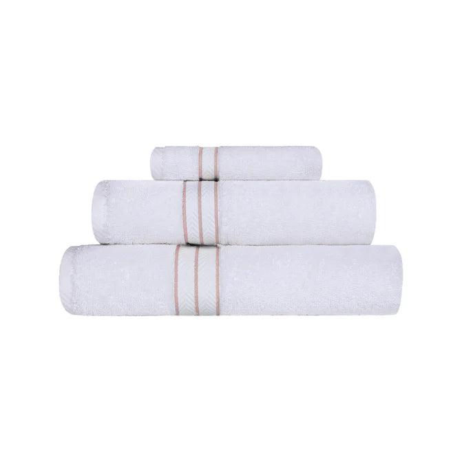 Ultra-Plush Turkish Cotton Absorbent Solid Assorted 3 Piece Towel Set - Towel Set by Superior - Superior 