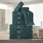 Madison Egyptian Cotton Pile Plush Heavyweight 9 Piece Towel Set - Towel Set by Superior