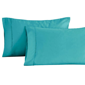 Cotton Blend Solid Pillowcases, Set of 2