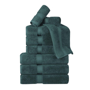 Madison Egyptian Cotton Pile Plush Heavyweight 9 Piece Towel Set