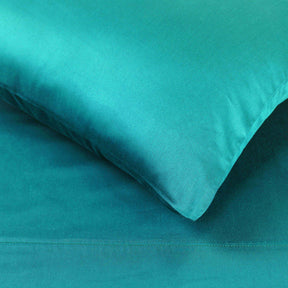 Egyptian Cotton 400 Thread Count Solid Deep Pocket Bed Sheet Set - Teal