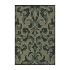 Aldaine Vintage Damask Indoor Outdoor Area Rug - Rugs by Superior - Superior 