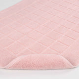 Nora Cotton Solid Absorbent Thick Checkered Washable Bath Mat Set of 2 - Bath Mats by Superior