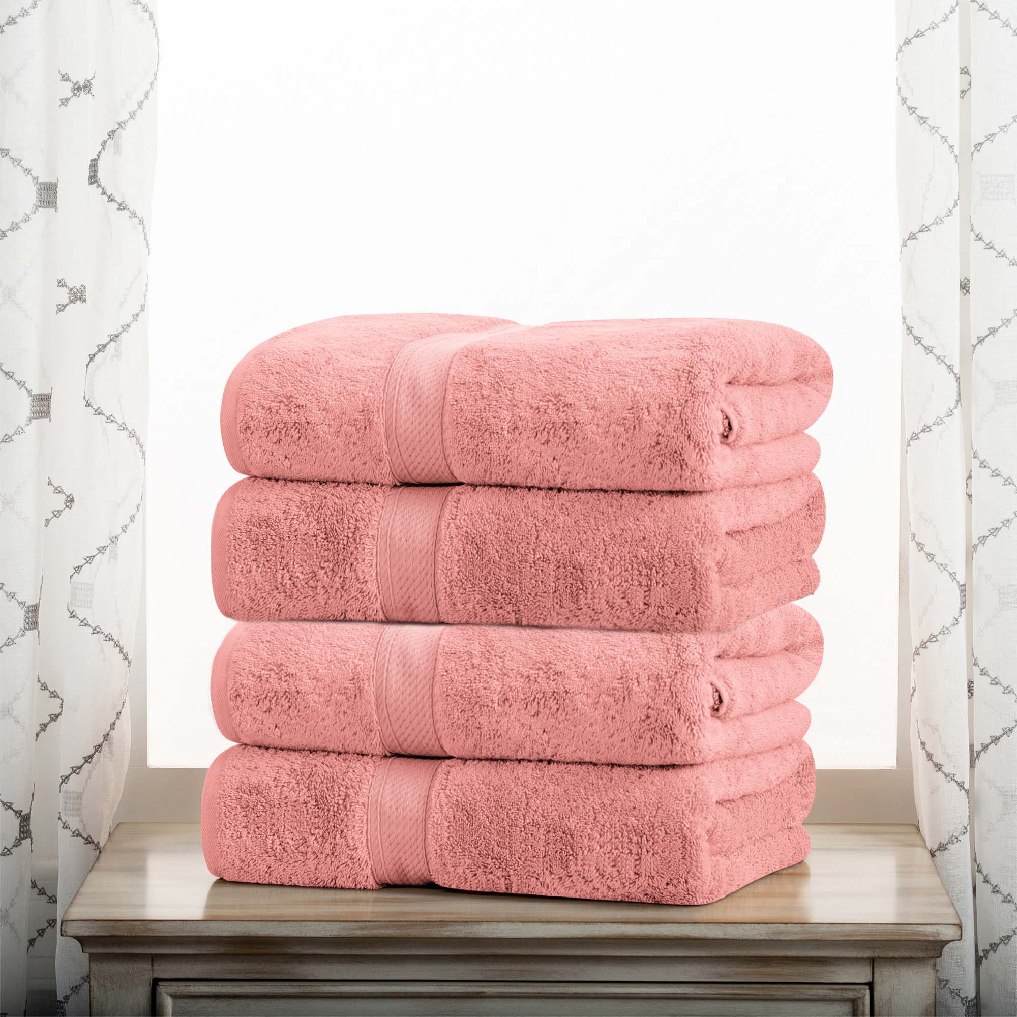 Madison Egyptian Cotton Pile Heavyweight 4 Piece Bath Towel Set - Bath Towel by Superior