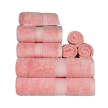 Madison Egyptian Cotton Pile Plush Heavyweight 8 Piece Towel Set