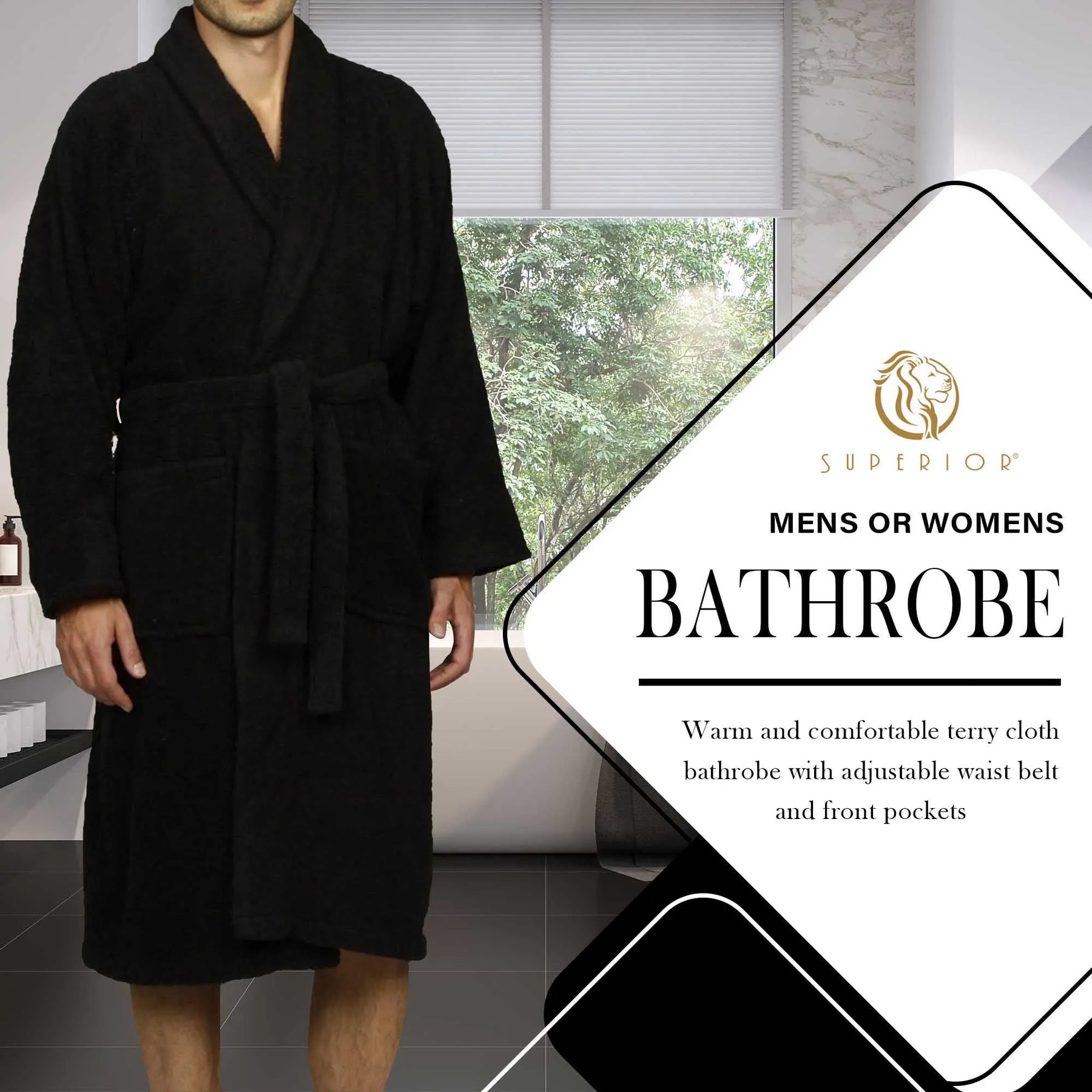 Cotton Ultra Soft Terry Bath Robe Adult Unisex Lightweight Bathrobe