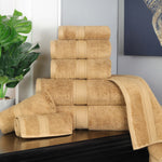 Madison Egyptian Cotton Pile Plush Heavyweight 8 Piece Towel Set - Towel Set by Superior