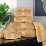 Madison Egyptian Cotton Pile Plush Heavyweight 8 Piece Towel Set - Towel Set by Superior