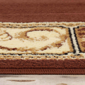 Oversized Medallion Modern Bohemian Indoor Area Rug or Runner Rug - Toffee