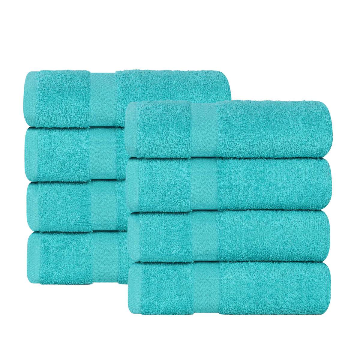 Eco-Friendly Cotton 8 Piece Hand Towel Set