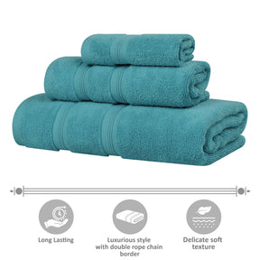 Smart Dry Zero Twist Cotton Medium Weight Face Towels, Set of 12