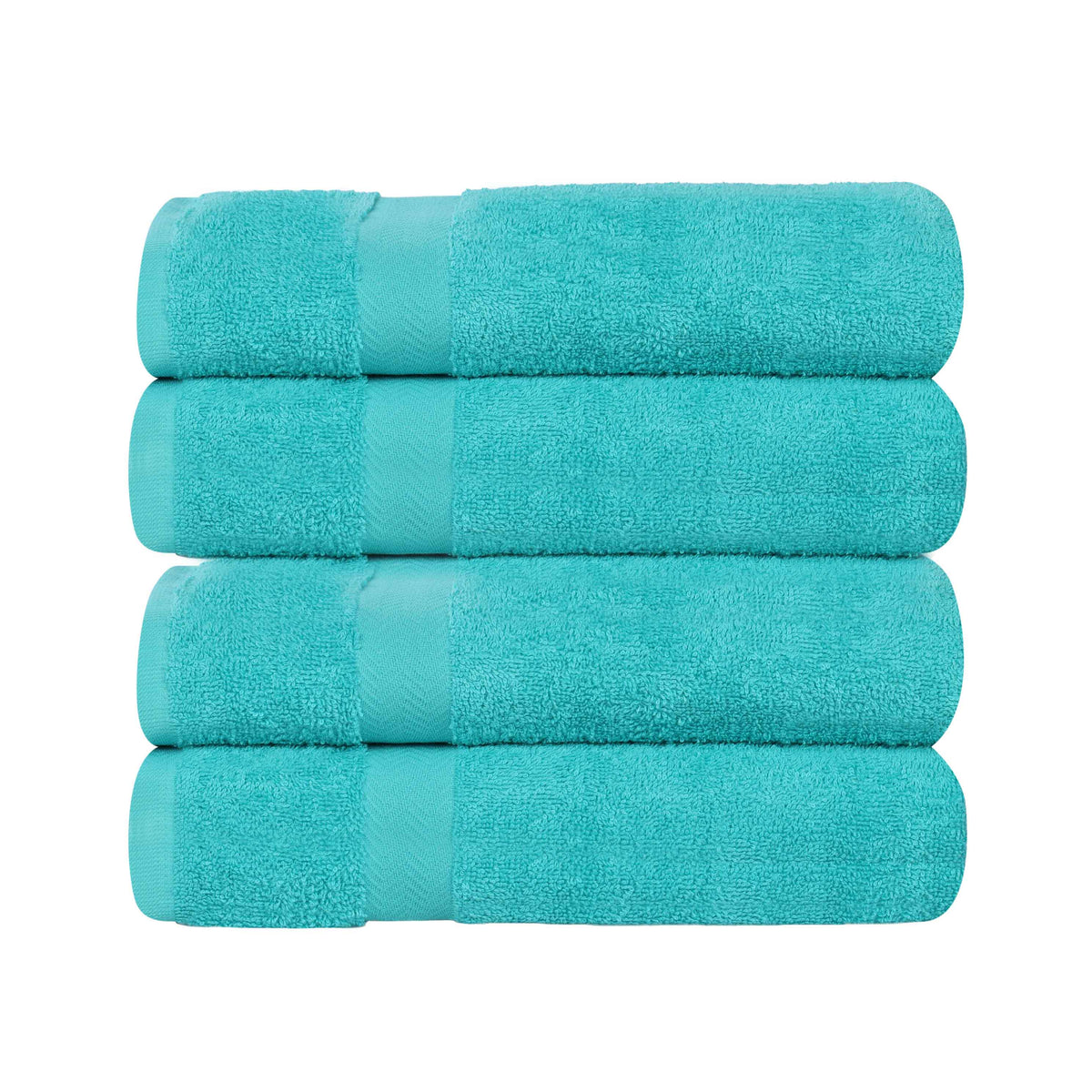 Cotton Highly Absorbent Eco-Friendly Quick Dry 4 Piece Bath Towel Set