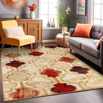 Viking Contemporary Geometric Trellis Indoor Area Rug or Runner - Rugs by Superior