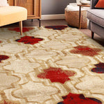 Viking Contemporary Geometric Trellis Indoor Area Rug or Runner - Rugs by Superior