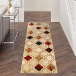 Viking Contemporary Geometric Trellis Indoor Area Rug or Runner - Rugs by Superior