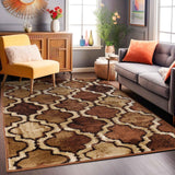 Viking Contemporary Geometric Trellis Indoor Area Rug or Runner - Rugs by Superior