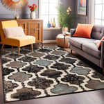 Viking Contemporary Geometric Trellis Indoor Area Rug or Runner - Rugs by Superior