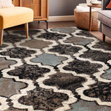 Viking Contemporary Geometric Trellis Indoor Area Rug or Runner - Rugs by Superior