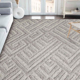 Wynn Modern Geometric Abstract Area Rug Indoor Outdoor Rugs - Rugs by Superior