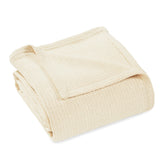 Waffle Weave Honeycomb Knit Soft Solid Textured Cotton Blanket - Blanket by Superior - Superior 