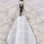 Napa Zero Twist Cotton Solid Waffle Face Towel Washcloth Set of 12 - Towel Set by Superior