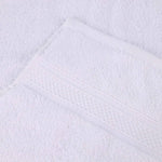 Chevron Zero Twist Solid and Jacquard Soft Cotton 6 Piece Towel Set - Towel Set by Superior