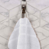 Napa Zero Twist Cotton Solid Waffle Honeycomb Hand Towel Set of 6 - Towel Set by Superior