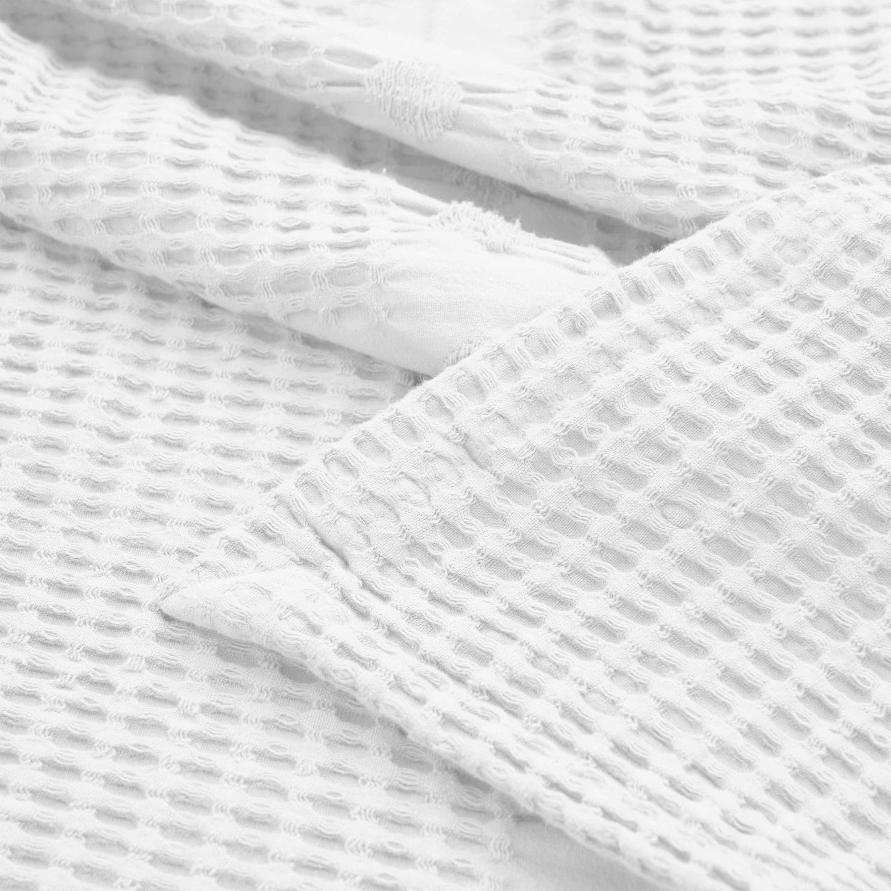 Mai Waffle Weave Honeycomb Soft Textured Cotton Blanket